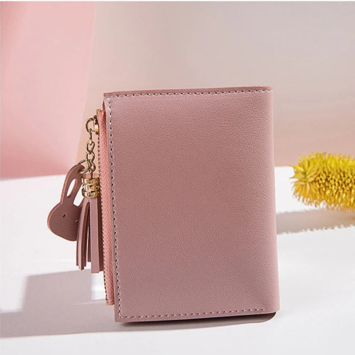 Portfel trzykolorowy z przywieszką