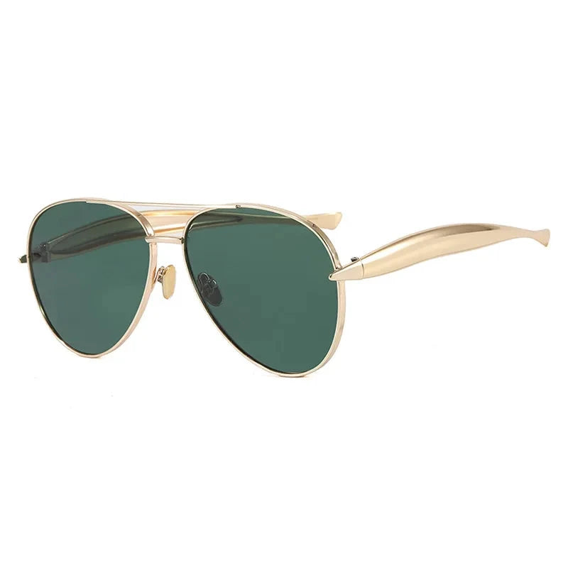 Metalowe okulary przeciwsłoneczne aviator
