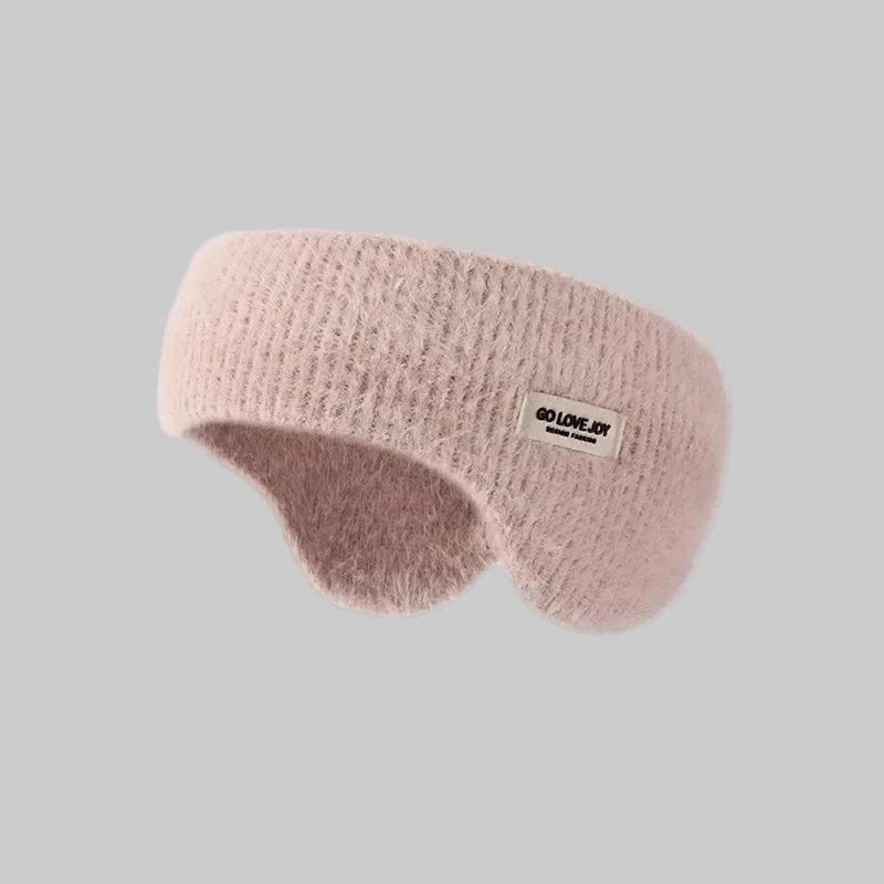 Klasyczne ciepłe nauszniki z opaską