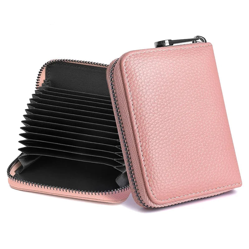 Klasyczne zapinane na zamek etui na karty