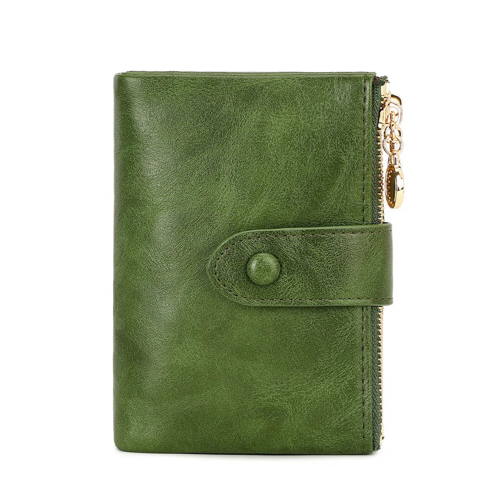 Minimalistyczny rozkładany portfel z odpinanym etui na karty