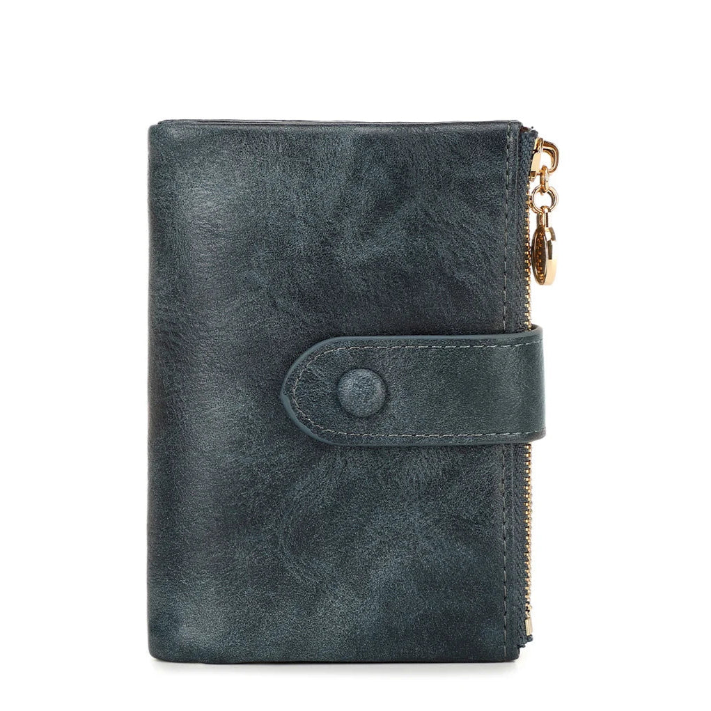 Minimalistyczny rozkładany portfel z odpinanym etui na karty