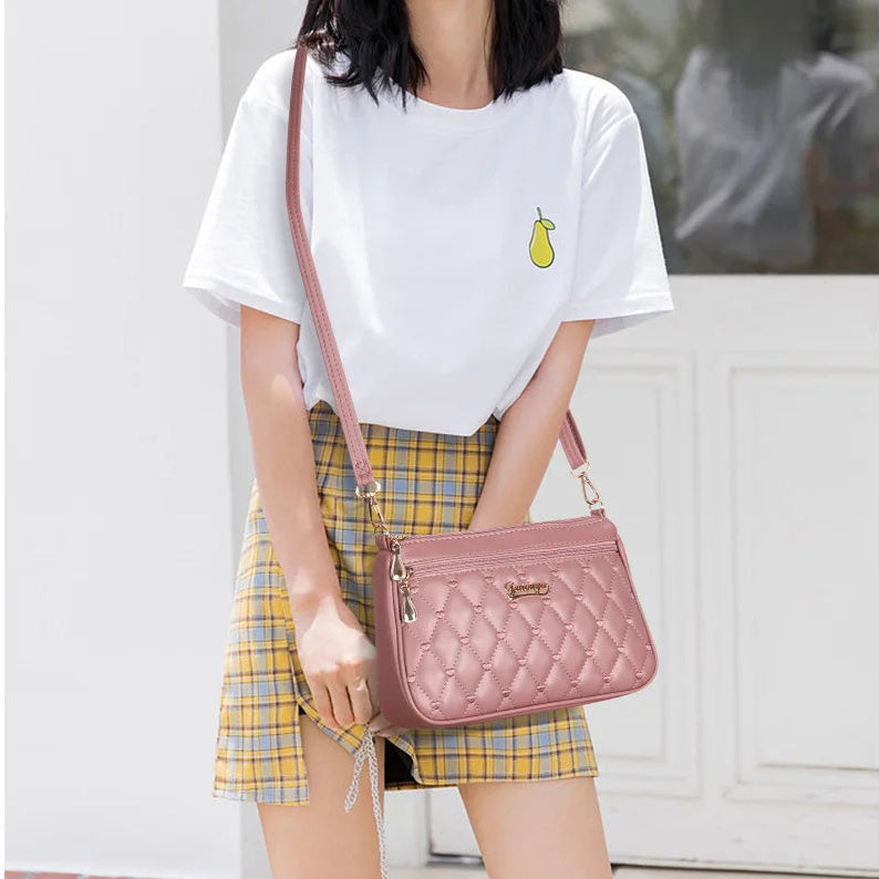 Pikowana torebka na ramię