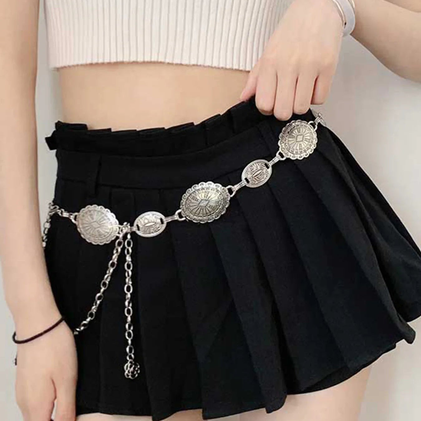 Pasek łańcuszek w stylu etnicznym