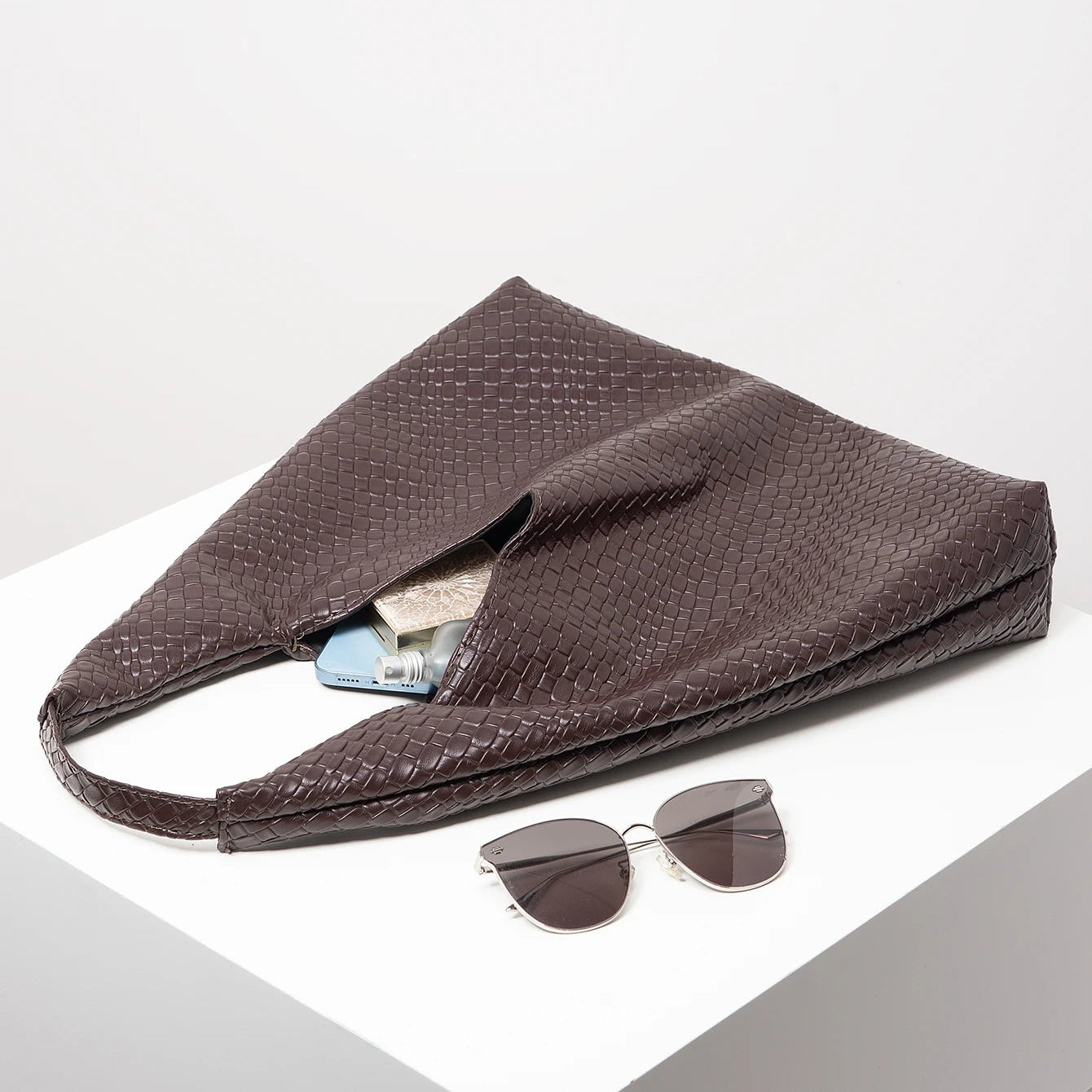 Duża torba pleciona