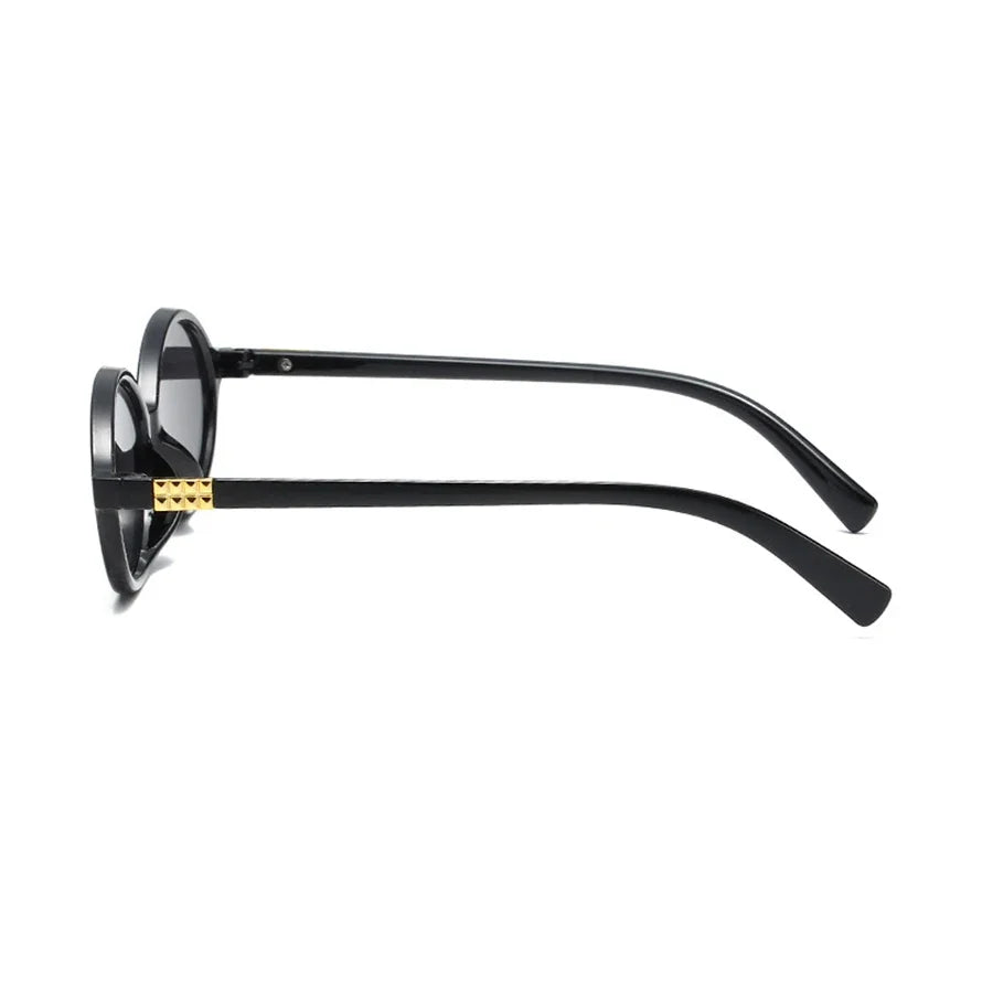 Owalne designerskie okulary przeciwsłoneczne