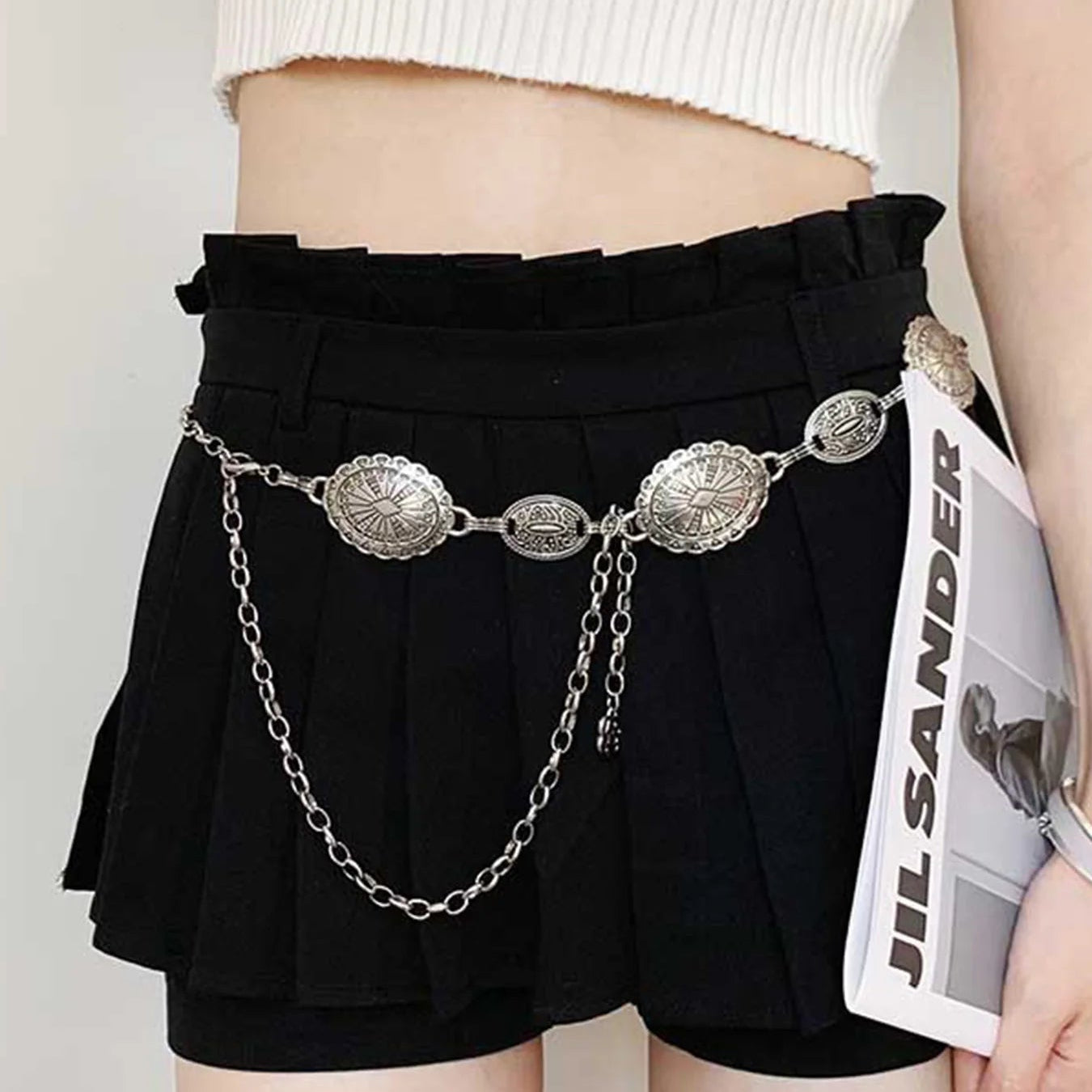 Pasek łańcuszek w stylu etnicznym