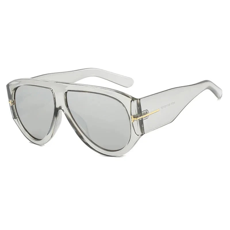 Masywne okulary przeciwsłoneczne vintage