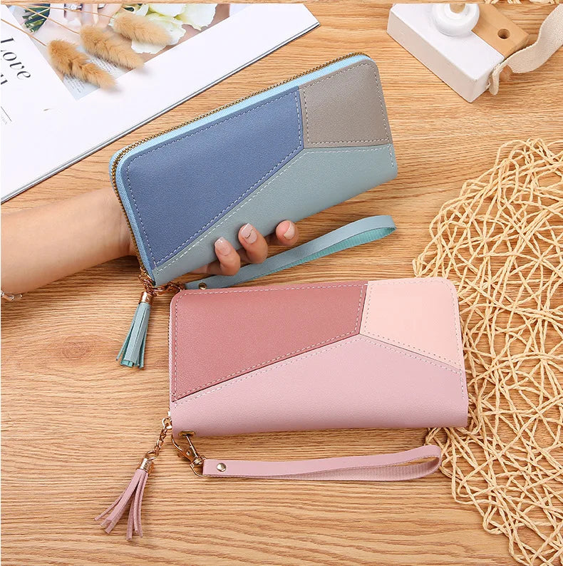 Duży portfel trzykolorowy