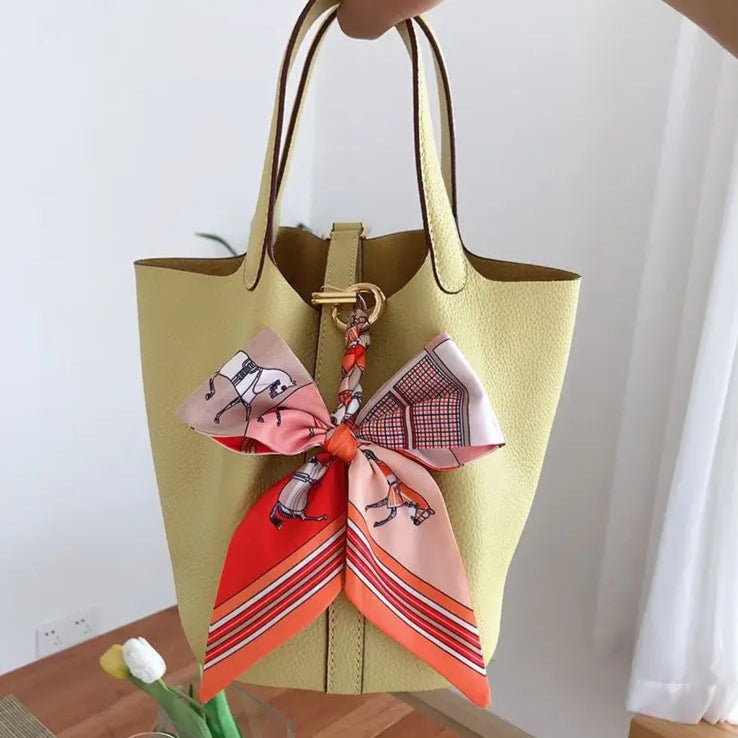 Zawieszka materiałowa kokarda