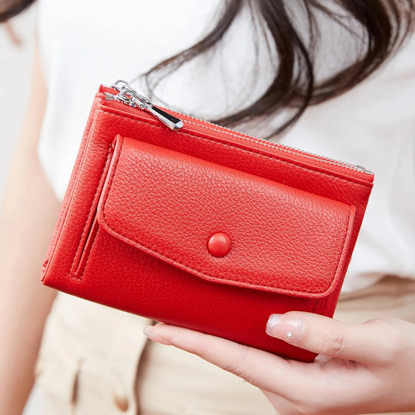 Minimalistyczny rozkładany portfel