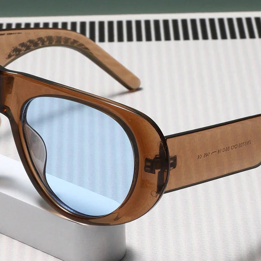 Duże designerskie okulary przeciwsłoneczne