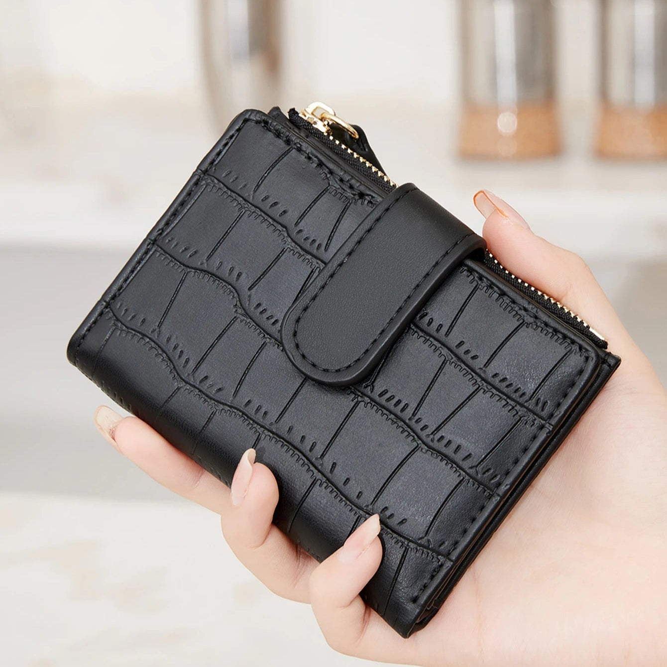 Portfel wzór krokodyla