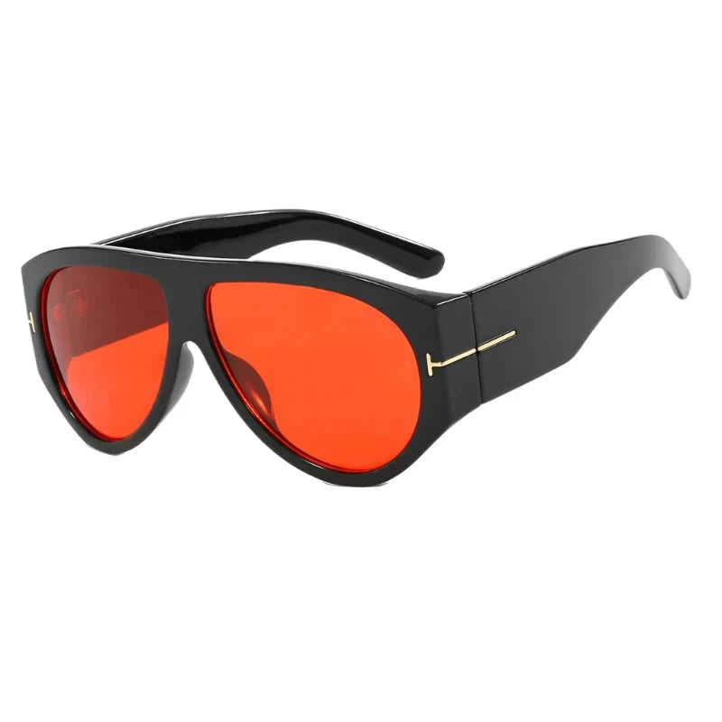 Masywne okulary przeciwsłoneczne vintage