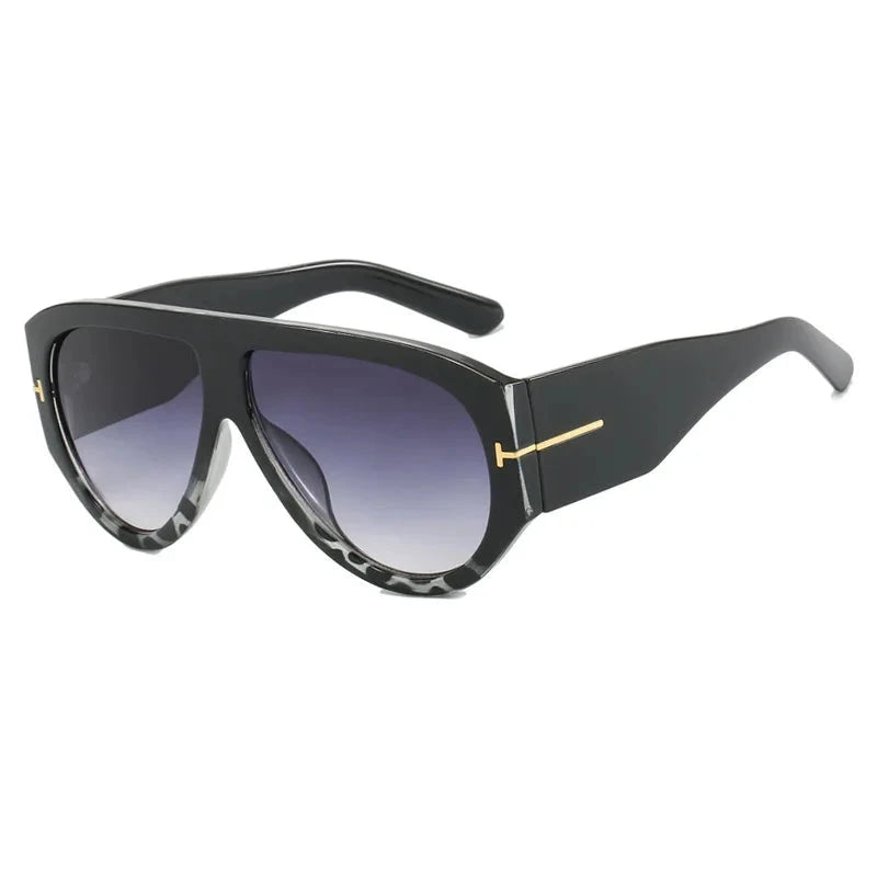 Masywne okulary przeciwsłoneczne vintage