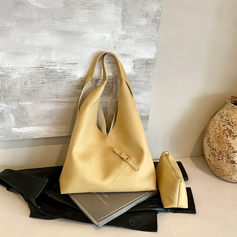 Skórzana torba worek na ramię