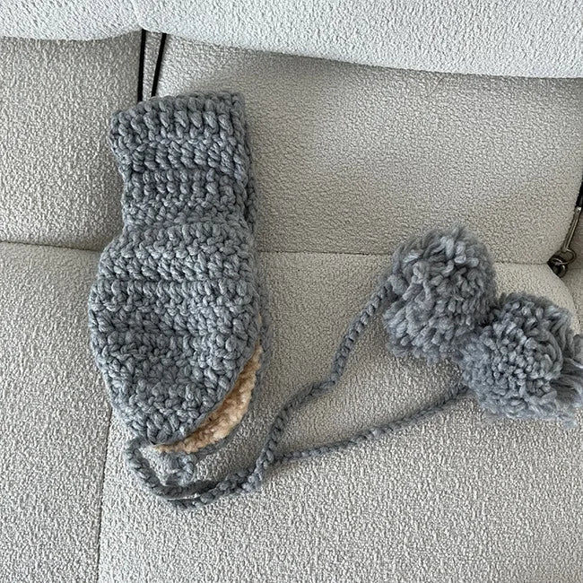 Szydełkowe nauszniki