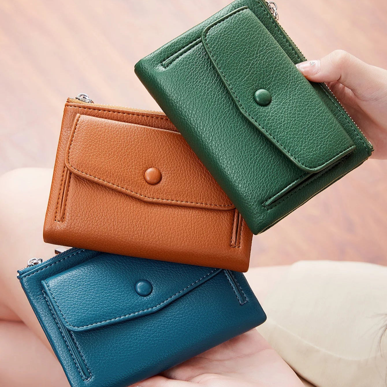 Minimalistyczny rozkładany portfel