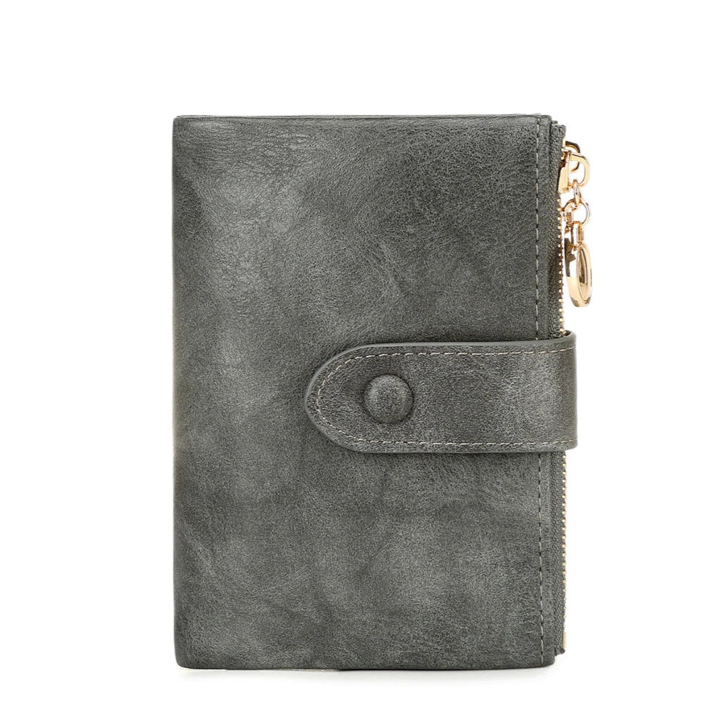 Minimalistyczny rozkładany portfel z odpinanym etui na karty