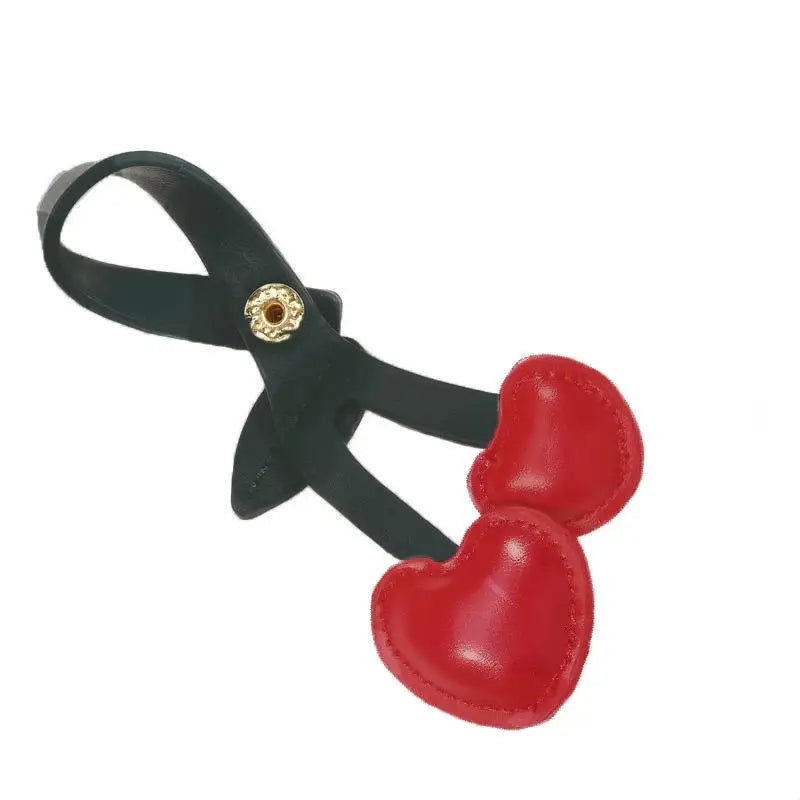 Zawieszka skórzana serduszka