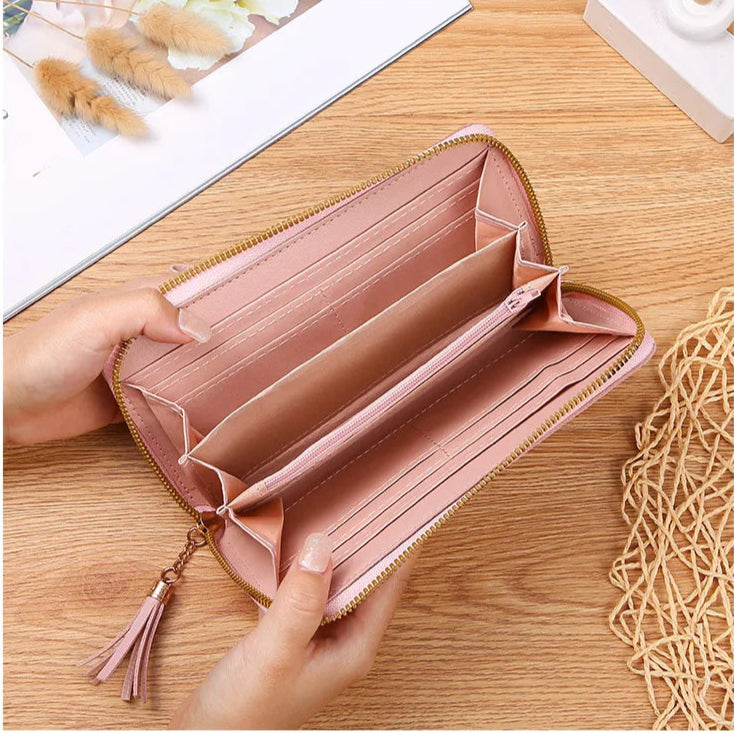 Duży portfel trzykolorowy