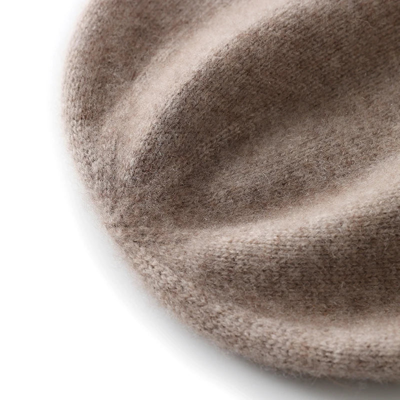 Zimowa czapka z kaszmiru