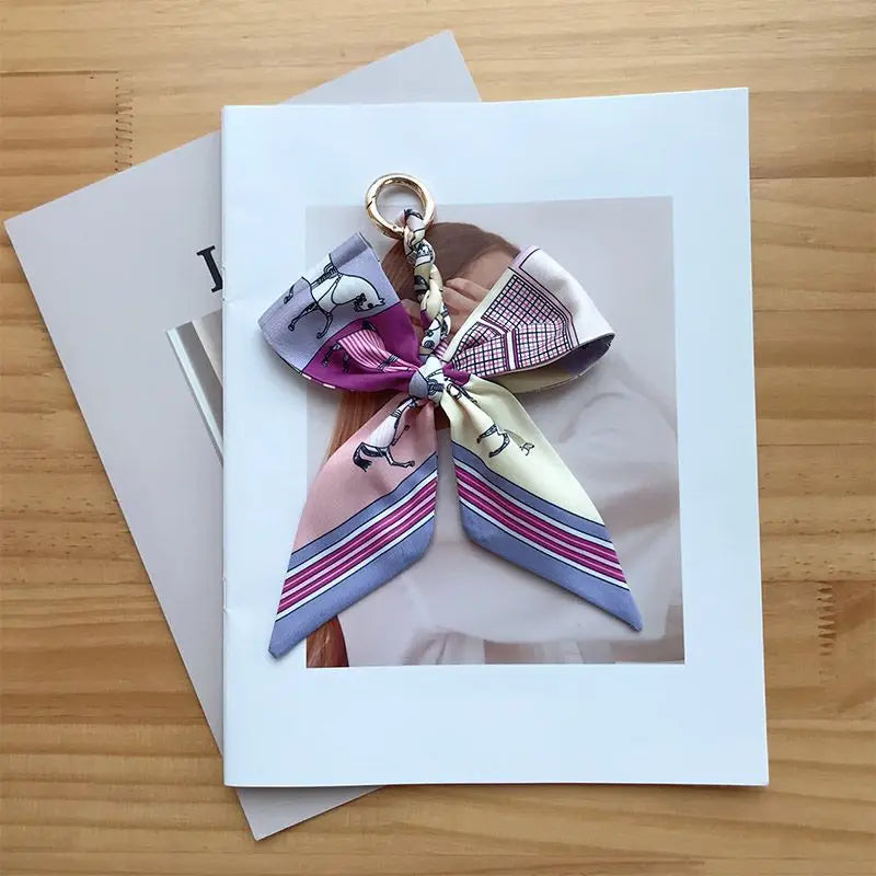 Zawieszka materiałowa kokarda