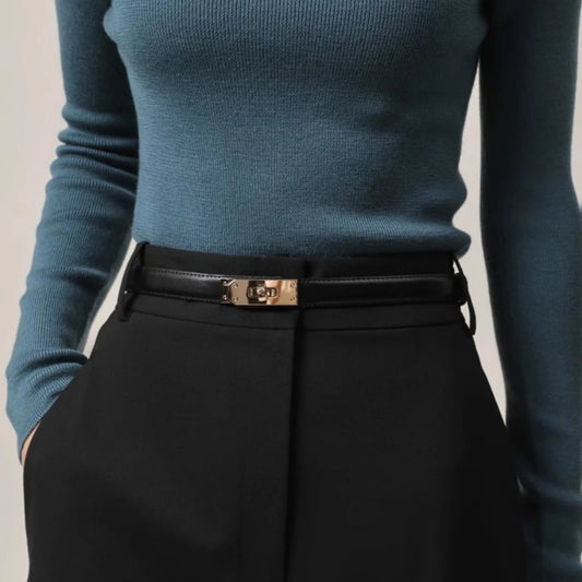 Skórzany ozdobny pasek