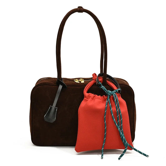 Modna pudełkowa torba na ramię