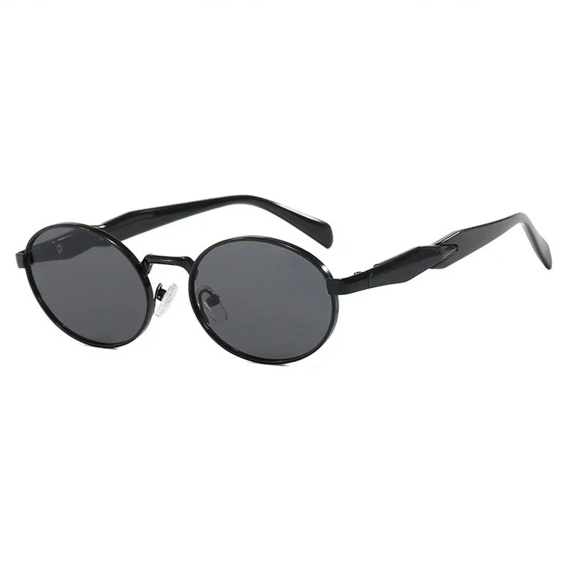 Okrągłe metalowe okulary retro