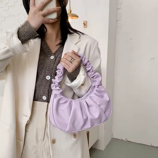 Mała marszczona torebka