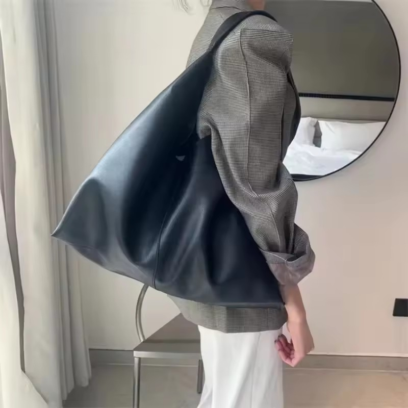 Duża torebka worek typu shopper