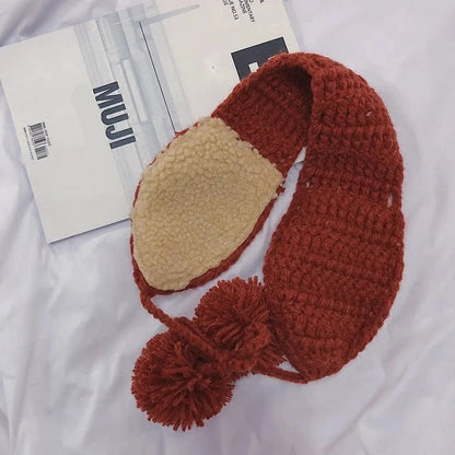 Szydełkowe nauszniki