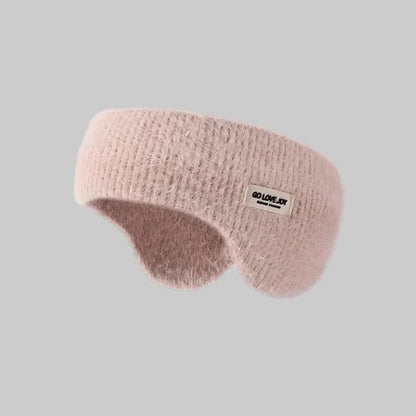 Klasyczne ciepłe nauszniki z opaską