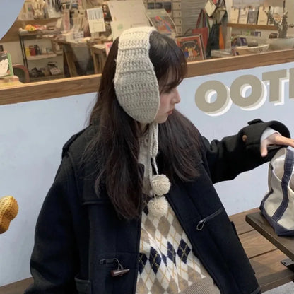 Szydełkowe nauszniki