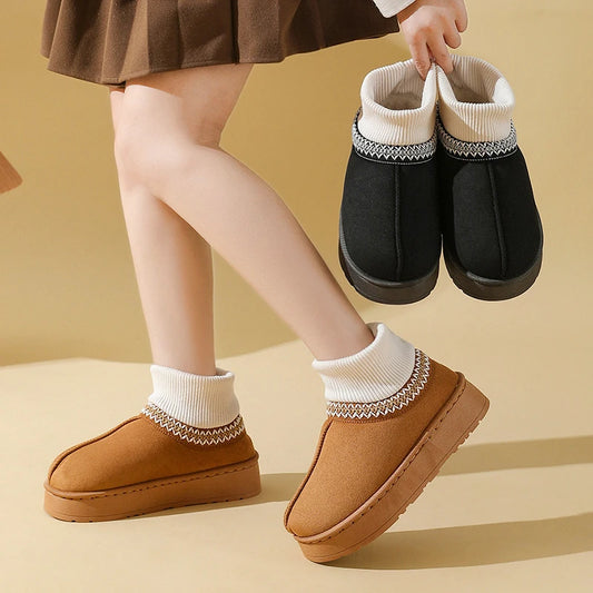 Ciepłe kapcie z ocieplaczem