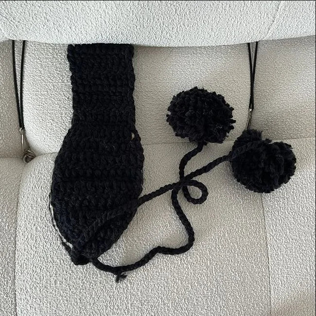 Szydełkowe nauszniki