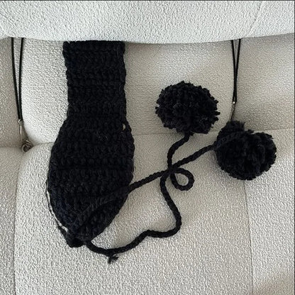 Szydełkowe nauszniki