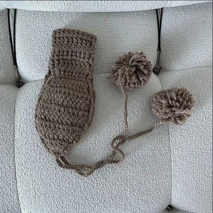 Szydełkowe nauszniki