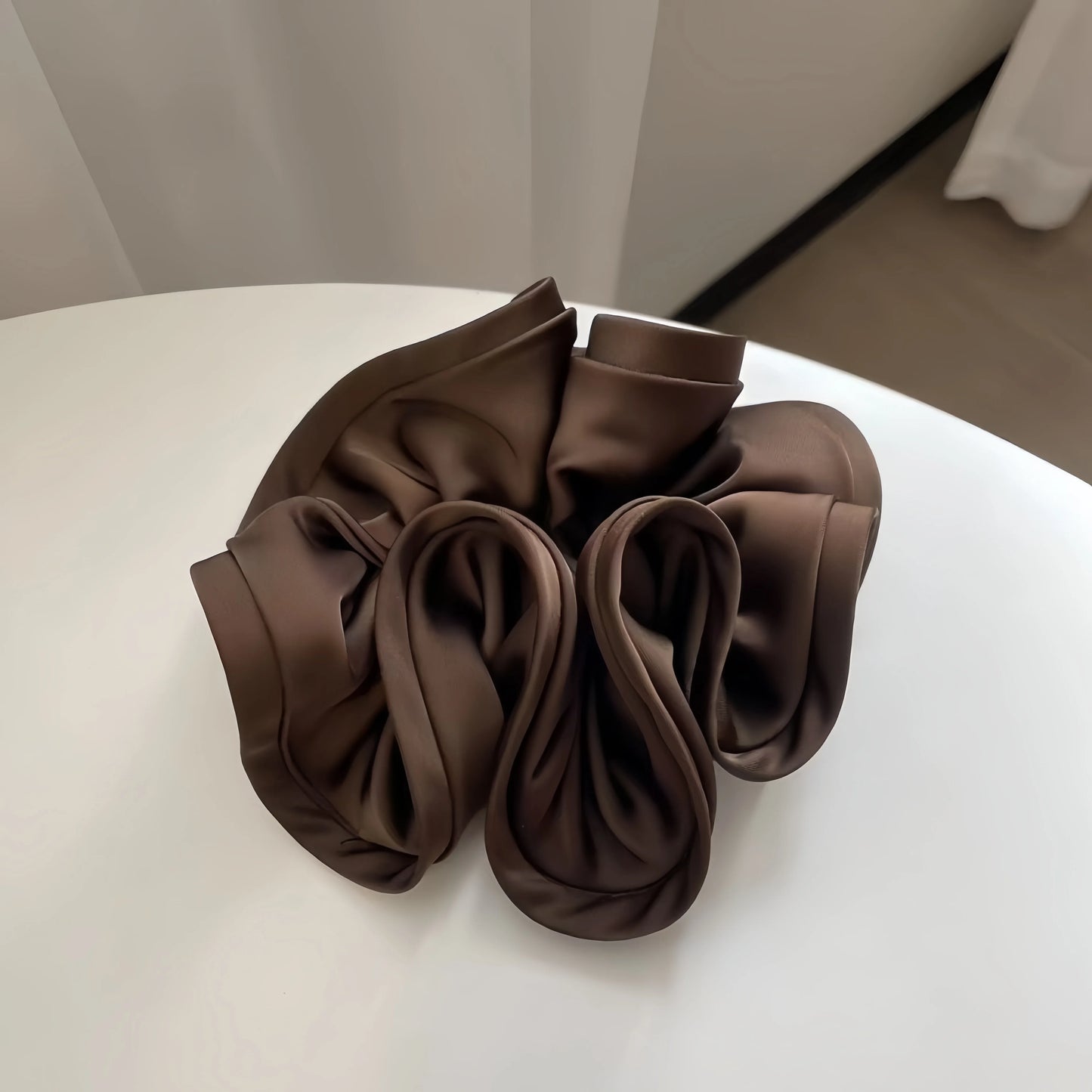 Satynowa scrunchie