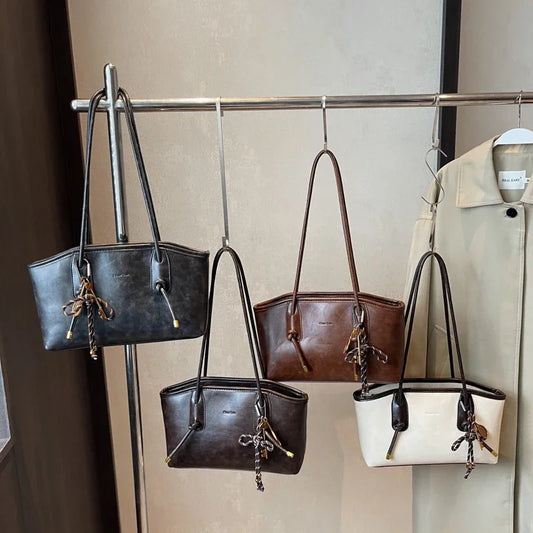 Skórzana torebka typu shopper