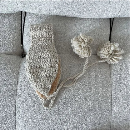 Szydełkowe nauszniki