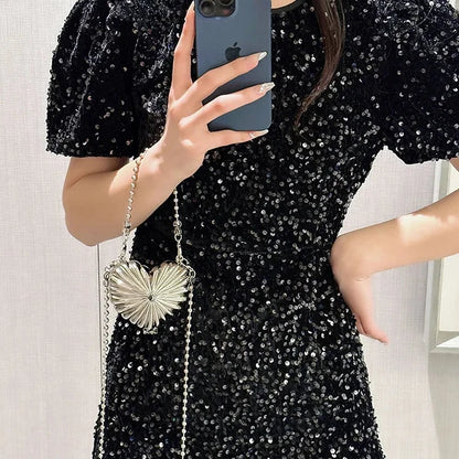 Mała torebka ozdobna serce