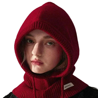 Wełniana balaclava damska