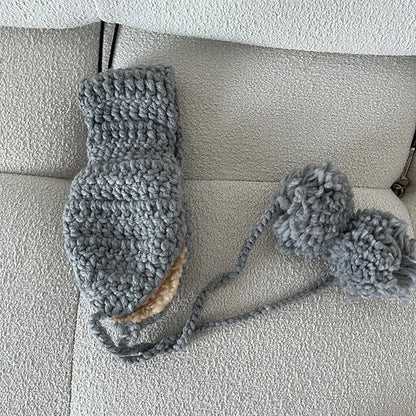 Szydełkowe nauszniki