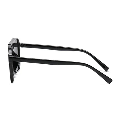Kwadratowe okulary aviator vintage