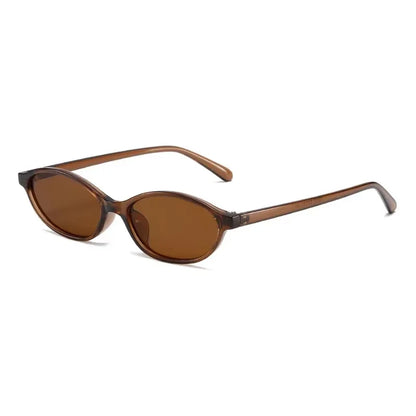Owalne okulary  przeciwsłoneczne vintage