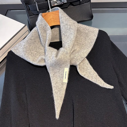 Dziergany szalik w stylu apaszki