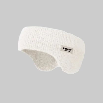 Klasyczne ciepłe nauszniki z opaską